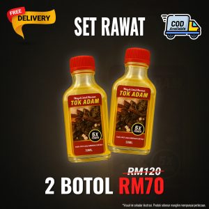 💦 2 BOTOL MINYAK LINTAH WARISAN TOK ADAM